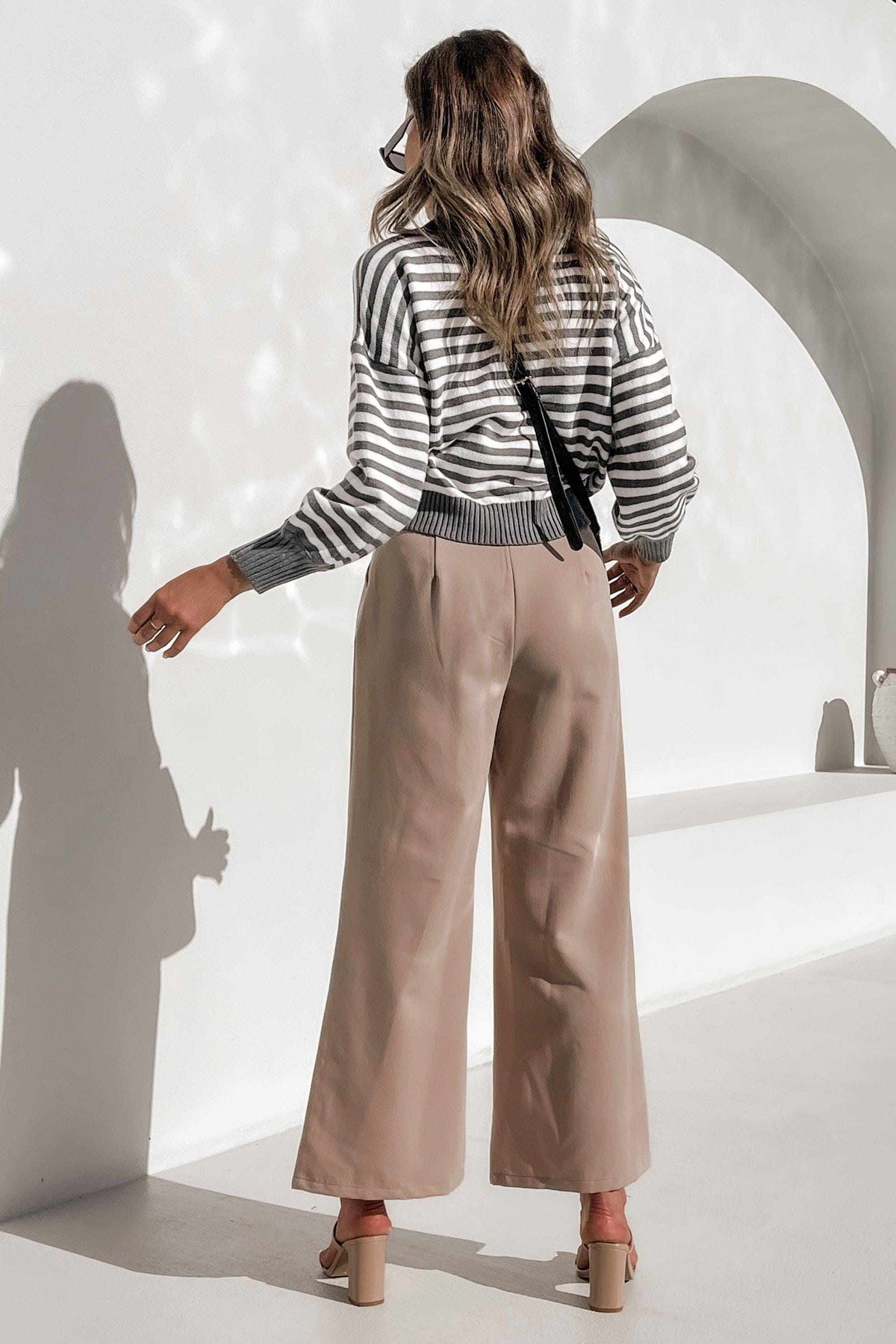 Selbia Pants, BASICS, BEIGE, BOTTOMS, COTTON, PANTS, POLYESTER, , Our New Selbia Pants is only $56.00-We Have The Latest Pants | Shorts | Skirts @ Mishkah Online Fashion Boutique-MISHKAH