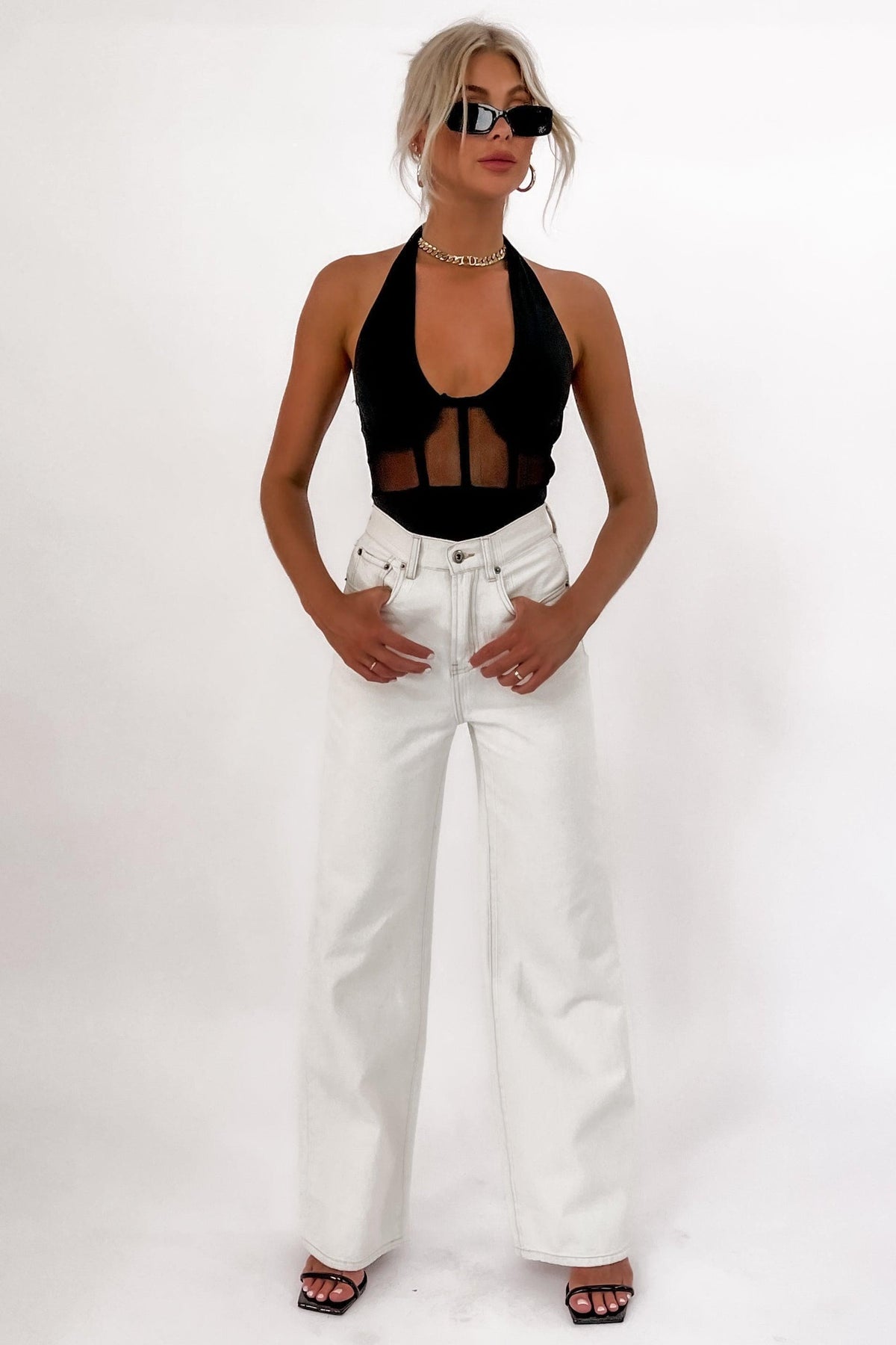 Serenti Bodysuit, BLACK, BODYSUIT, BODYSUITS, POLYESTER &amp; SPANDEX, POLYESTER AND SPANDEX, Sale, SPANDEX &amp; POLYESTER, SPANDEX AND POLYESTER, TOP, TOPS, Our New Serenti Bodysuit Is Now Only $53.00 Exclusive At Mishkah, Our New Serenti Bodysuit is now only $53.00-We Have The Latest Women&#39;s Tops @ Mishkah Online Fashion Boutique-MISHKAH