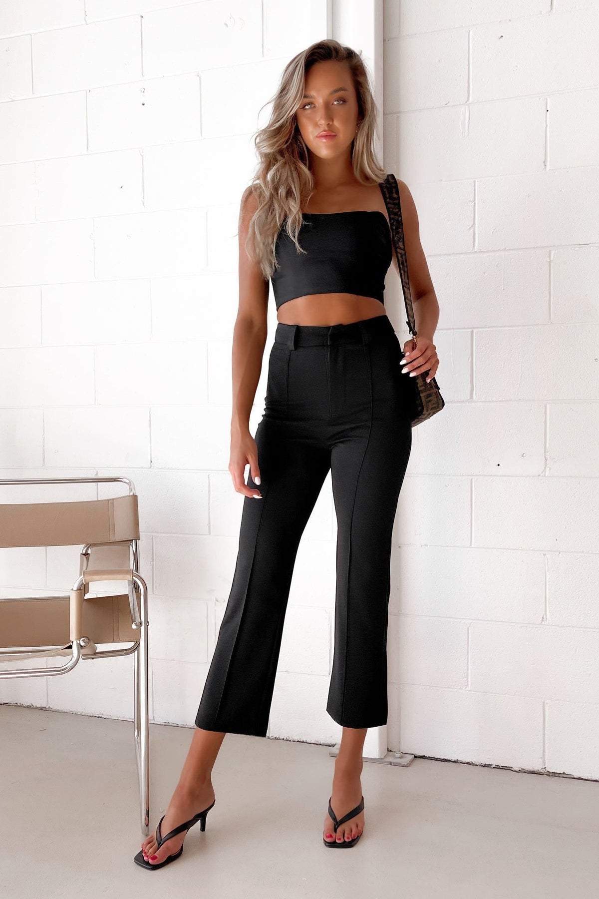 Shayne Top, BLACK, COTTON, CROP TOP, CROP TOPS, POLYESTER, SALE, TOP, TOPS, , -MISHKAH