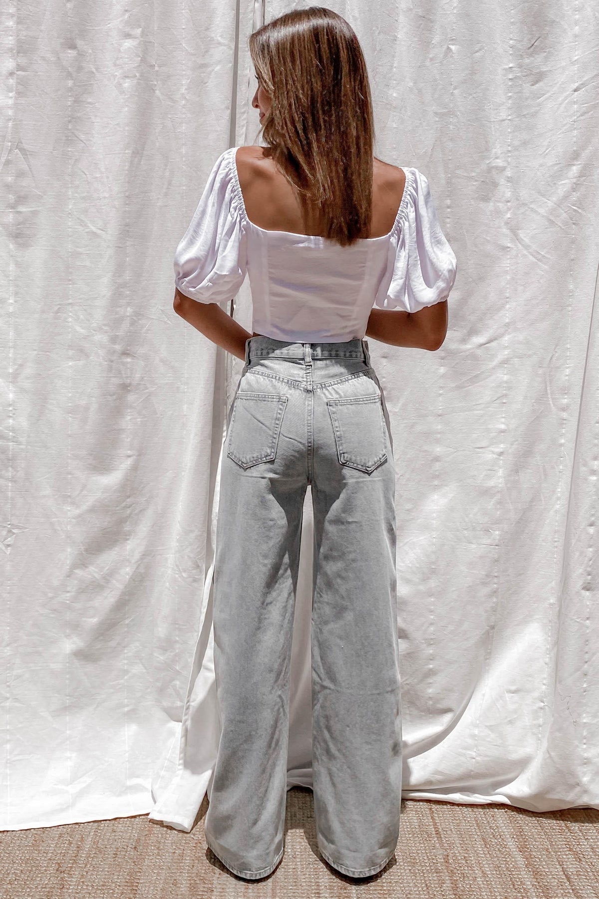 Shut You Down Top, CROP TOP, CROP TOPS, OFF SHOULDER, Sale, TOPS, WHITE, Our New Shut You Down Top Is Now Only $45.05 Exclusive At Mishkah, Our New Shut You Down Top is now only $45.05-We Have The Latest Women&#39;s Tops @ Mishkah Online Fashion Boutique-MISHKAH