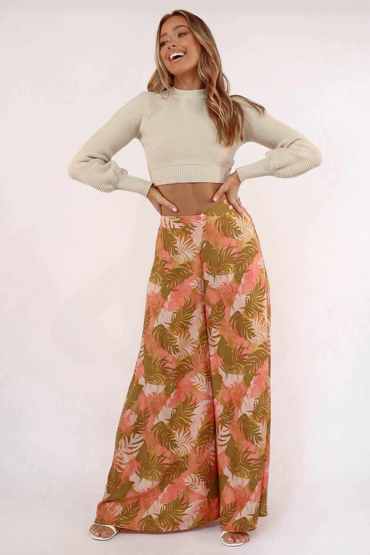 Steff Pants, BOTTOMS, ORANGE, PANTS, RAYON, , Our New Steff Pants is only $61.00-We Have The Latest Pants | Shorts | Skirts @ Mishkah Online Fashion Boutique-MISHKAH