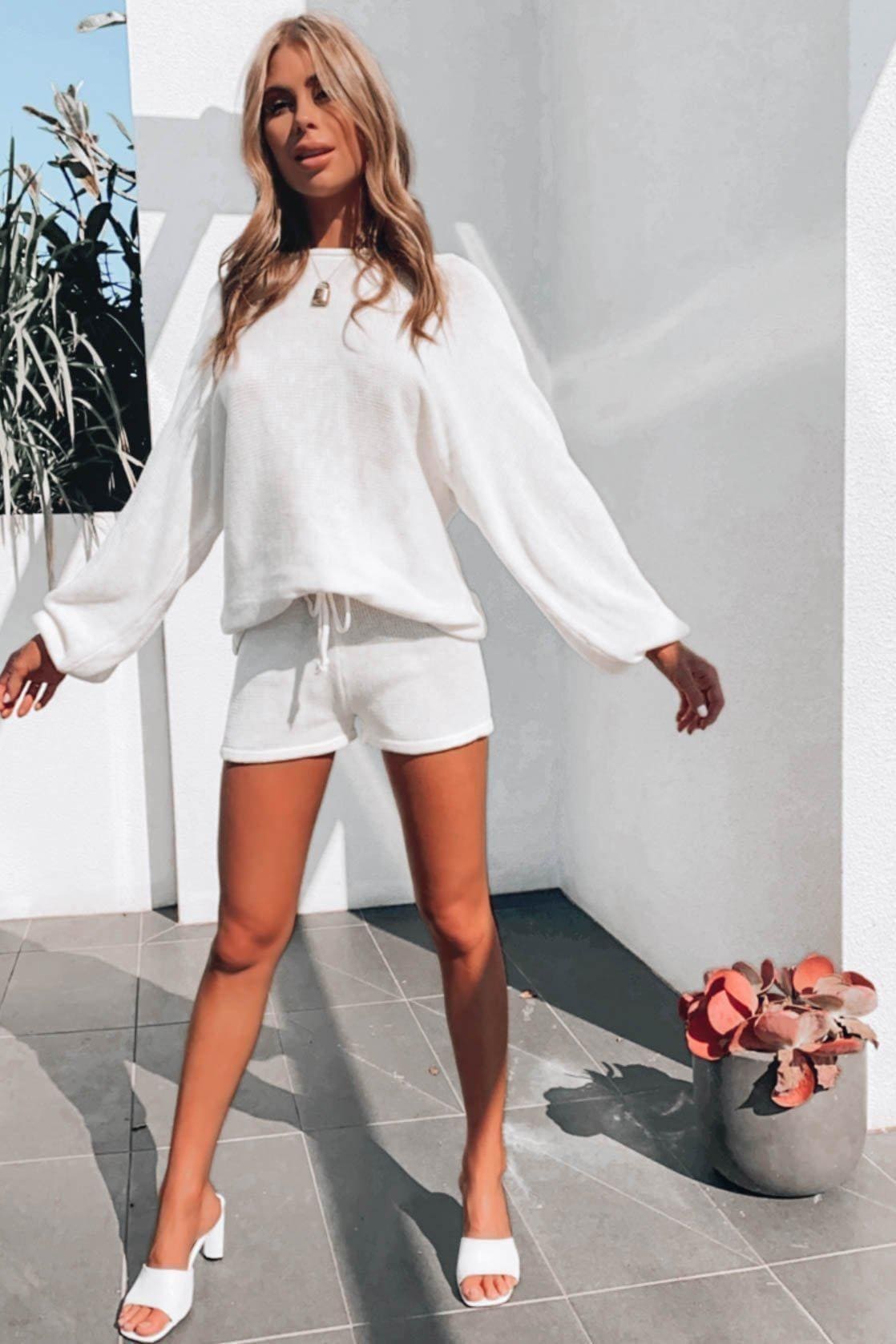 Step Up Shorts, BOTTOMS, Sale, SHORTS, WHITE, Shop The Latest Step Up Shorts Only 40.00 from MISHKAH FASHION:, Our New Step Up Shorts is only $41.00-We Have The Latest Pants | Shorts | Skirts @ Mishkah Online Fashion Boutique-MISHKAH