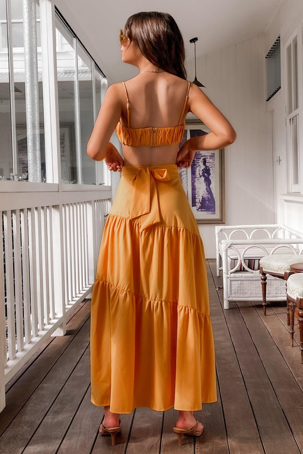 Stormie Skirt, BOTTOMS, MAXI SKIRT, ORANGE, POLYESTER, Sale, SETS, SKIRTS, , Our New Stormie Skirt is only $56.00-We Have The Latest Pants | Shorts | Skirts @ Mishkah Online Fashion Boutique-MISHKAH