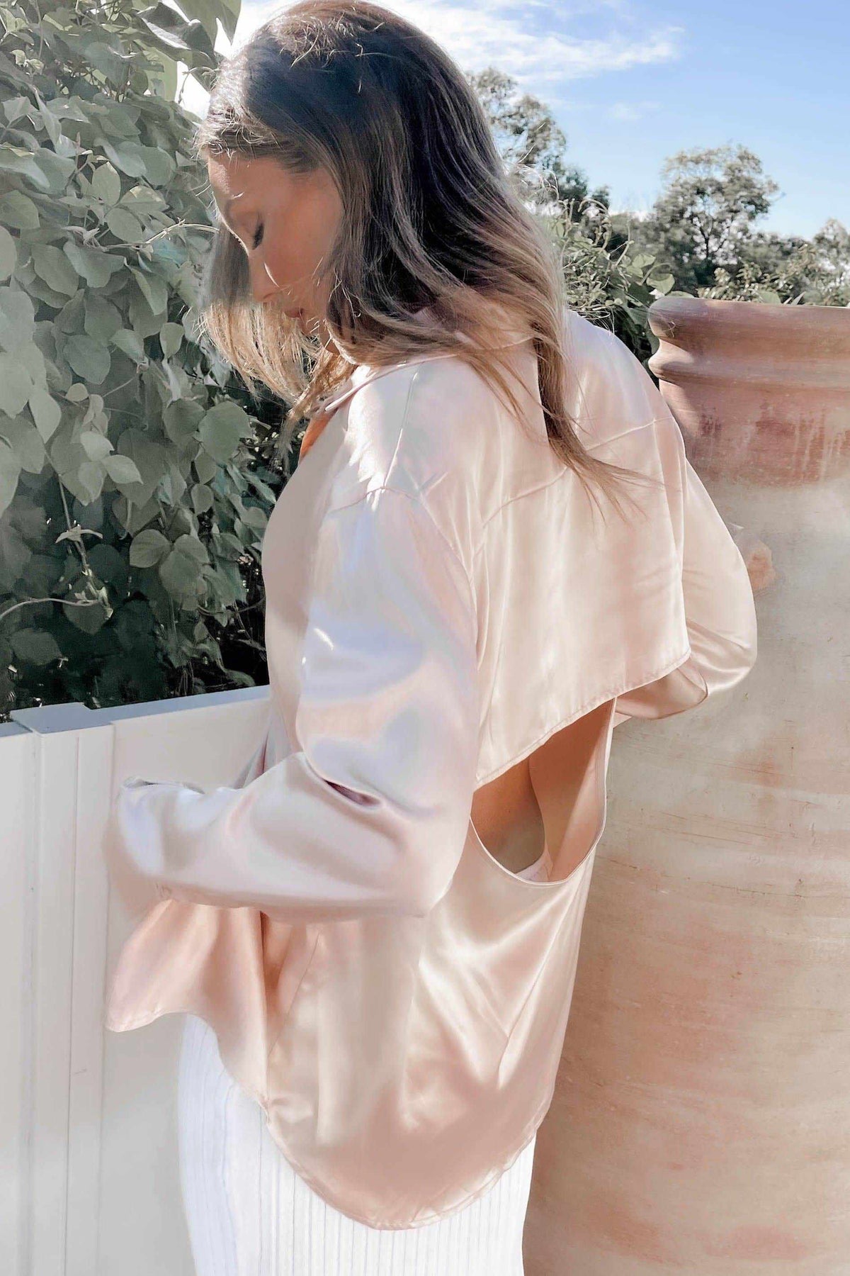Torrance Top, BEIGE, LONG SLEEVE, POLYESTER, Sale, TOP, TOPS, Our New Torrance Top Is Now Only $51.00 Exclusive At Mishkah, Our New Torrance Top is now only $51.00-We Have The Latest Women&#39;s Tops @ Mishkah Online Fashion Boutique-MISHKAH